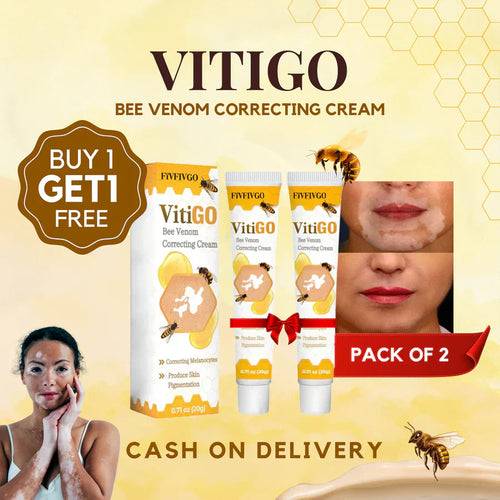 VitiGO™ Revitalizing Bee Venom Cream with Free Rose Essence– Natural Skin Restoration & Vitality 🐝✨ (Buy 1 Get 1 Free🔥)