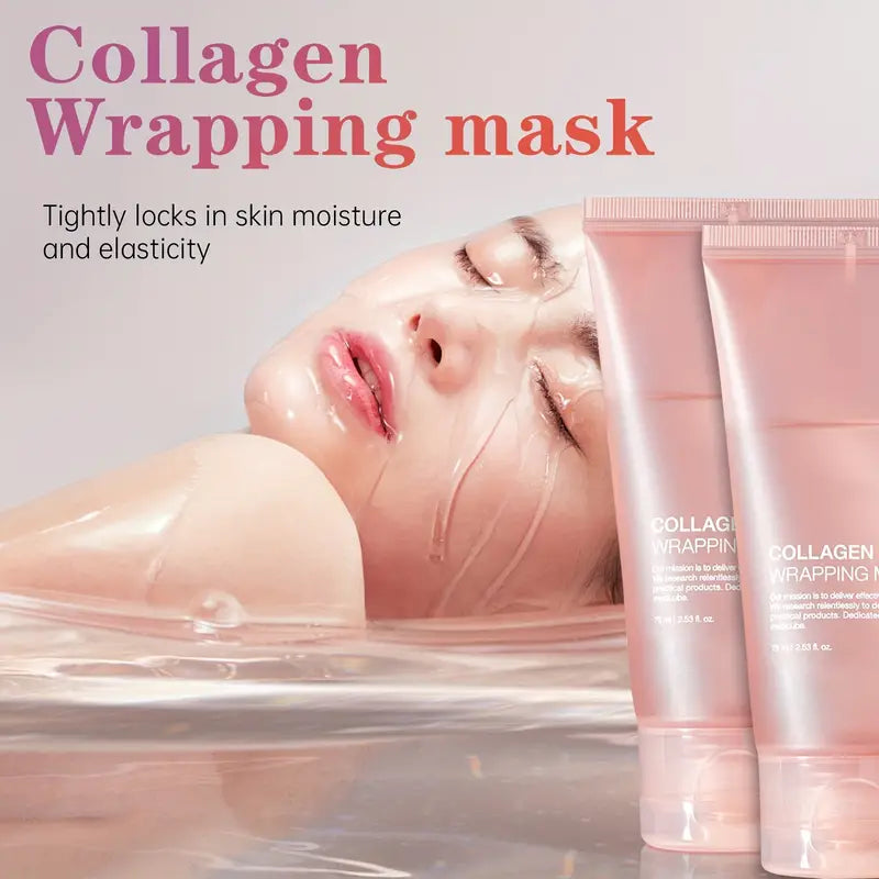 Collagan Night Wrapping Face Mask (with Nicotinamide & Hyaluronic Acid, Collagan Extract) Buy 1 Get 1 Free