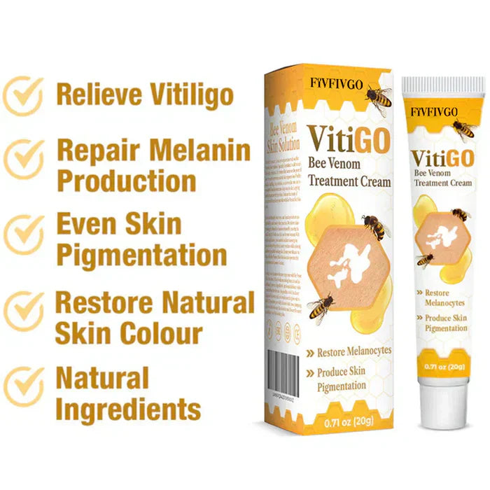 VitiGO™ Revitalizing Bee Venom Cream with Free Rose Essence– Natural Skin Restoration & Vitality 🐝✨ (Buy 1 Get 1 Free🔥)