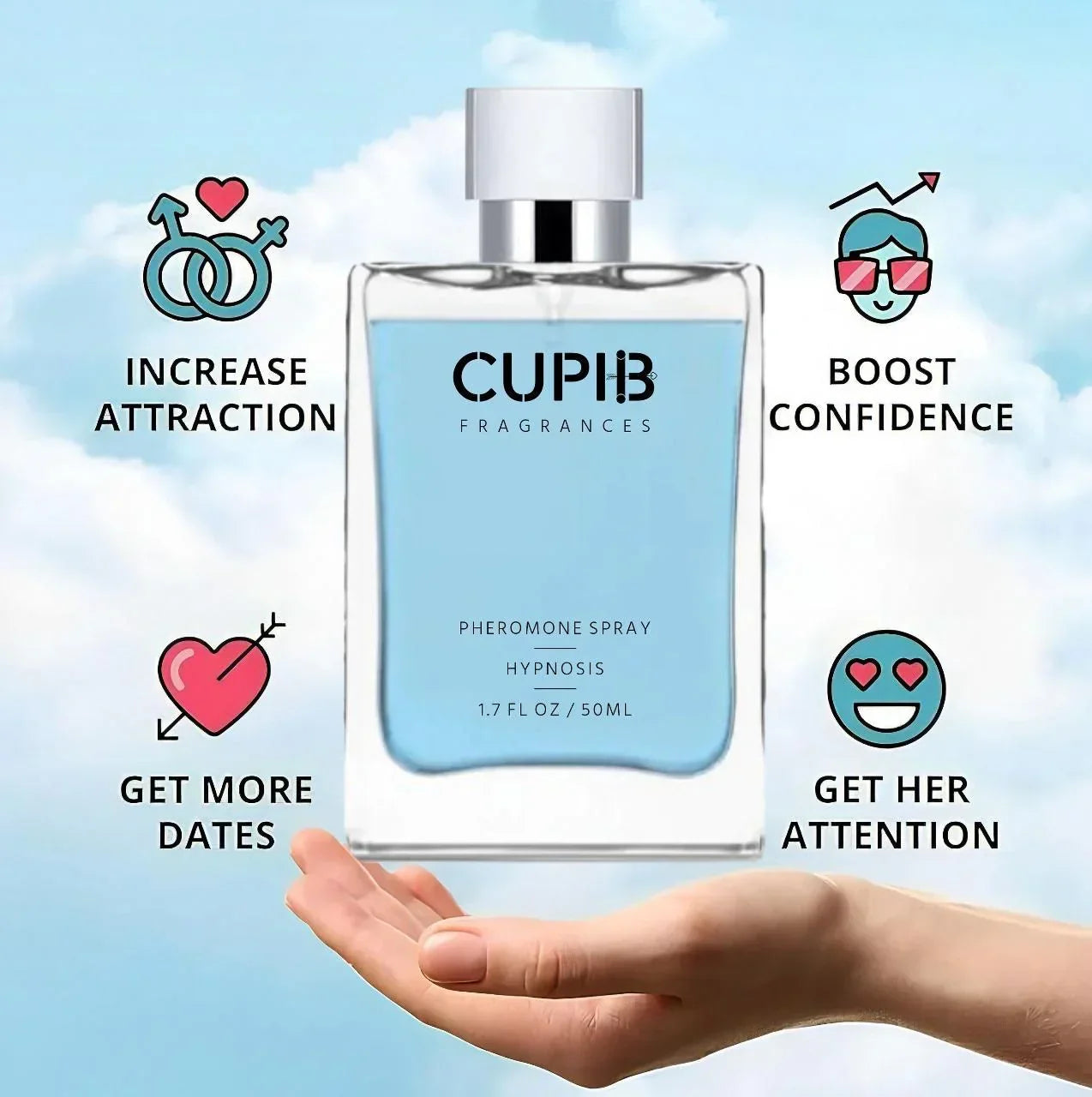 OFFICIAL Cupios® Pheromone Cologne For Men | Imported From USA